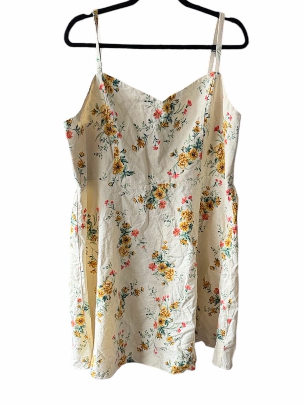 Old Navy Floral Cream dress size XXL